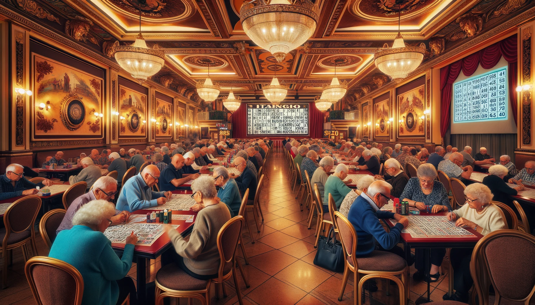Bingo at the Arizona American Italian Club